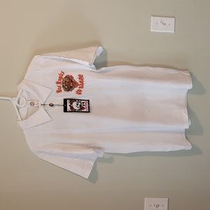 Ed Hardy Button Short Sleeve Polo